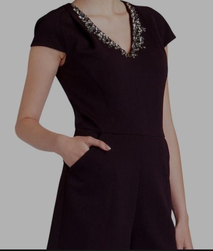 Ted Baker Feestelijke Aubergine Jumpsuit Maat 38/ 40 Nieuw!, Kleding | Dames, Jumpsuits, Nieuw, Maat 38/40 (M), Paars, Verzenden