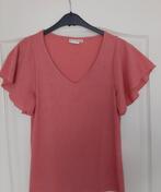 Roze T-shirt met Korte Vlinder Mouwen, City Life, Ophalen of Verzenden, Zo goed als nieuw, Korte mouw