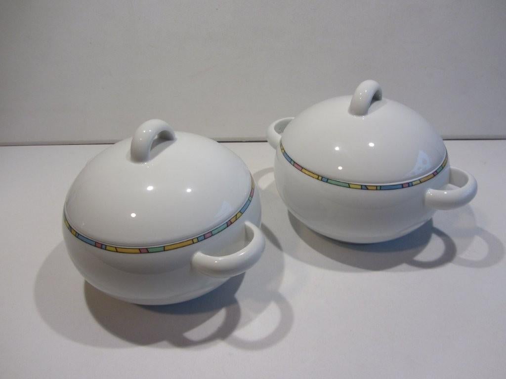 Sophienthal servies  2 stuks dekschalen, Gebruikt, Ophalen of Verzenden, Schaal of Schalen, Overige stijlen