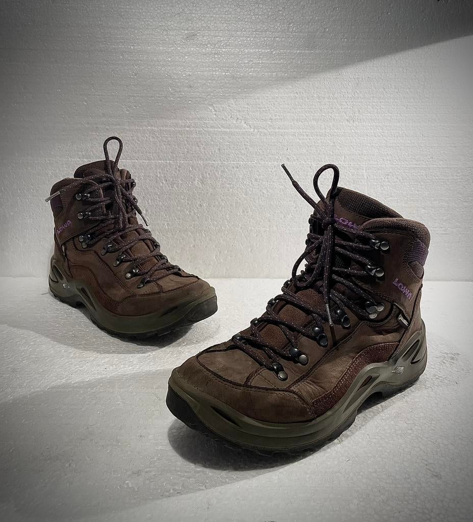 Lowa Renegade GTX Goretex comfort wandel berg schoenen 41, Bruin, Zo goed als nieuw, Wandelschoenen, Ophalen of Verzenden