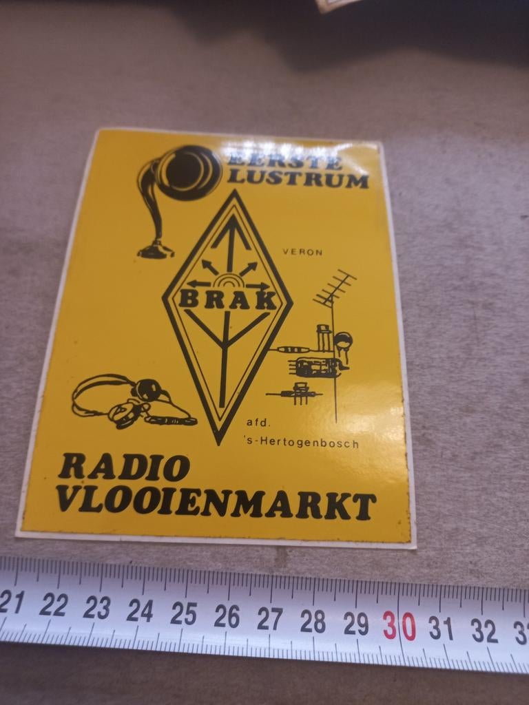 Eerste lustrum radio vlooienmarkt s,Hertogenbosch, Verzamelen, Ophalen of Verzenden