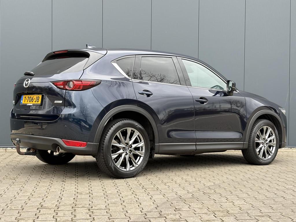 Mazda CX-5 2.5 SkyActiv-G 194 GT-M 4WD / Stoelverwarming voo, Auto's, Mazda, Automaat, Gebruikt, 2000 kg, Blauw