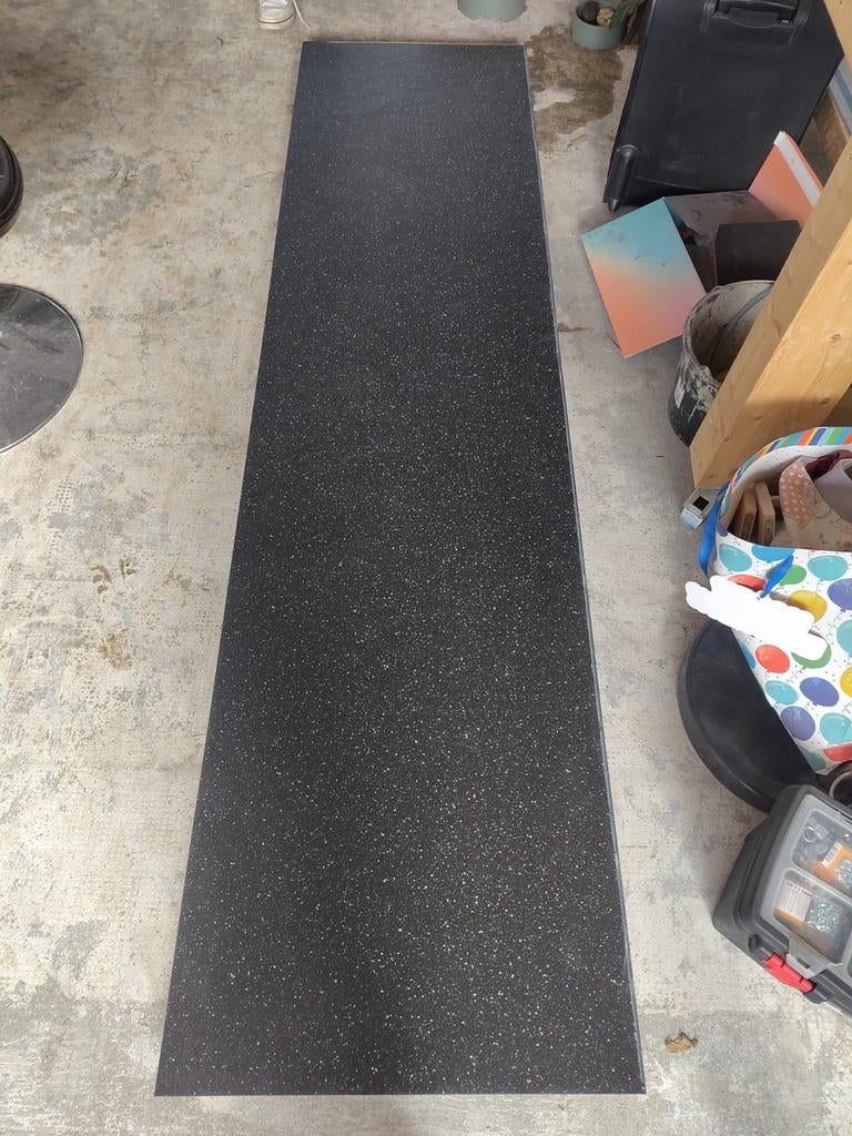 IKEA Ekbacken 246x63,5x3,8cm met poten, Ophalen, Gebruikt, Overige materialen, 20 tot 50 mm