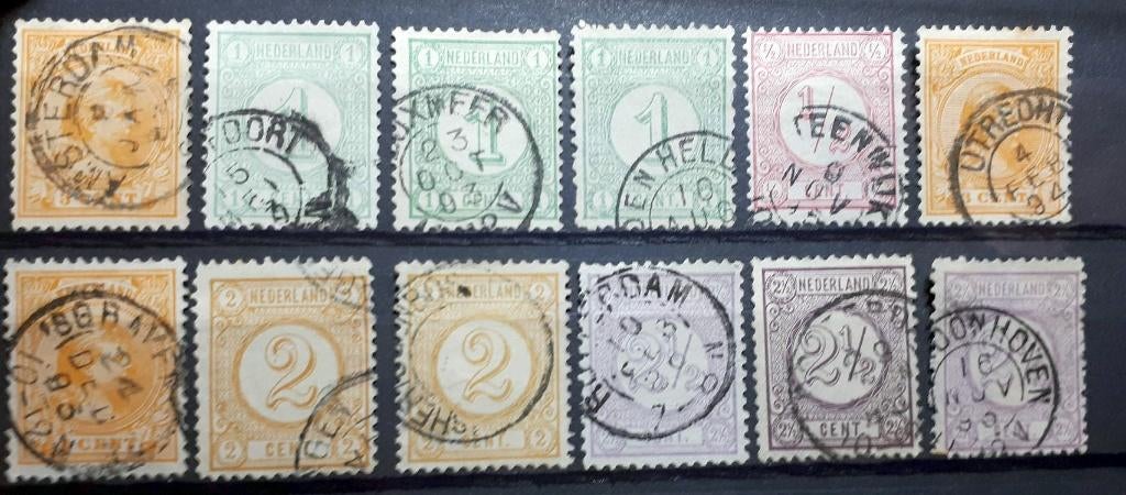 Kleinrond stempels (480), Verzenden, T/m 1940, Gestempeld