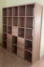 Grote modulaire kast met deuren en planken, Huis en Inrichting, Kasten | Boekenkasten, 150 tot 200 cm, Ophalen of Verzenden, Zo goed als nieuw