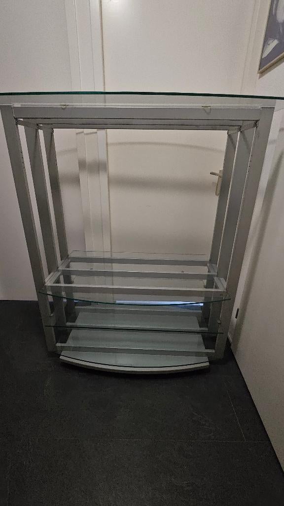 TV meubel, Ophalen, 100 tot 150 cm, 100 tot 150 cm, Zo goed als nieuw