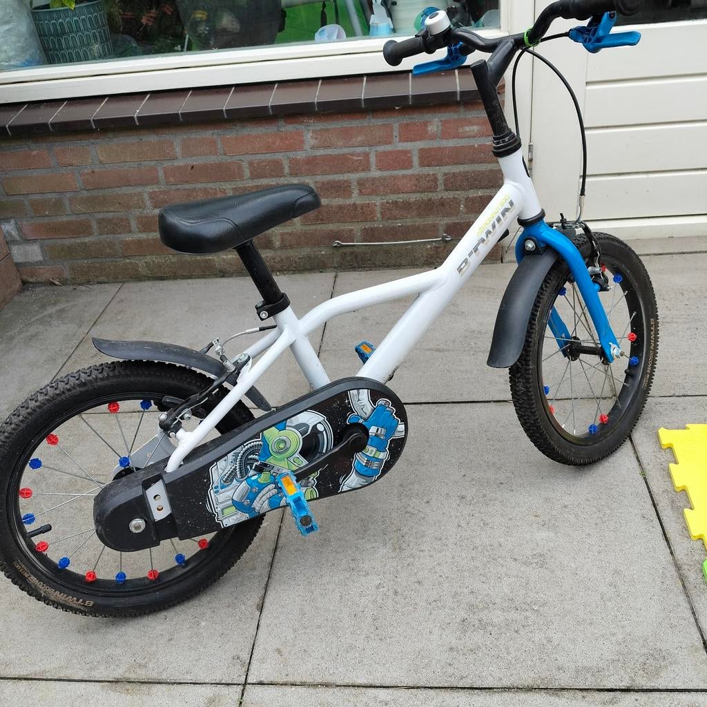 BTWIN 16 inch kinderfiets, Ophalen, Gebruikt, 16 tot 20 inch