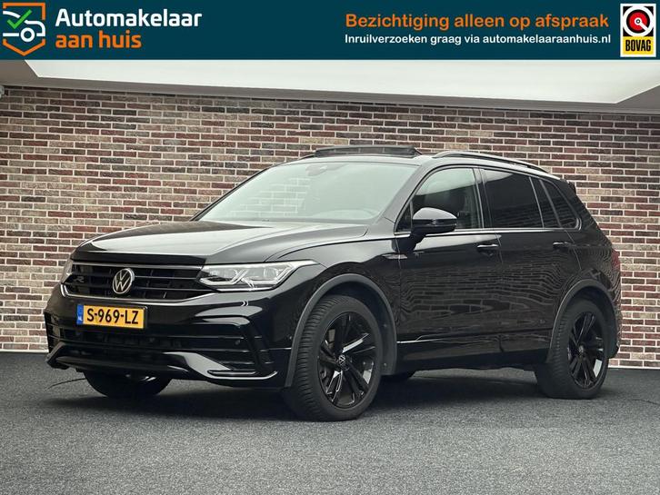 Volkswagen Tiguan 2.0TSI 190PK 4Motion R-line DAK SFEER CARP, Auto's, Volkswagen, Bedrijf, Te koop, Tiguan, 4x4, ABS, Adaptieve lichten