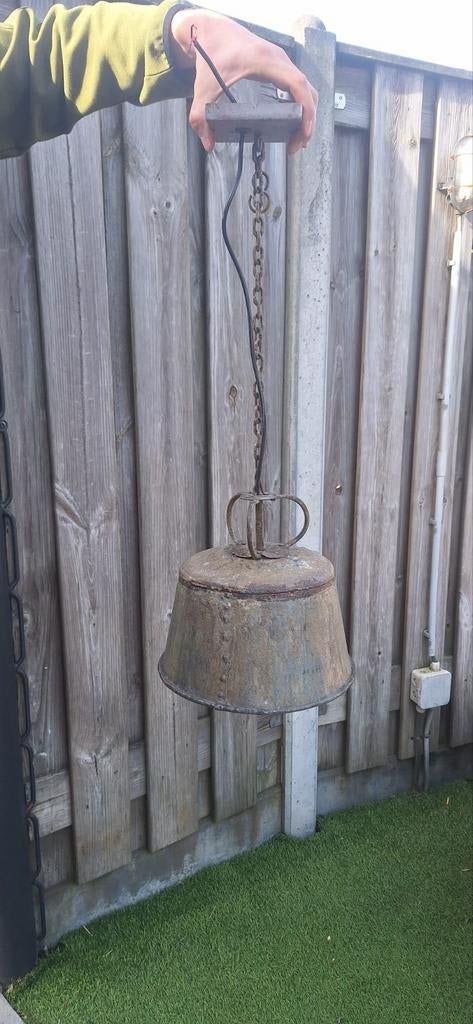 Brocante hanglamp, Ophalen of Verzenden