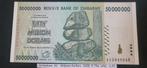 Zimbabwe 50 Miljoen Dollars 2008 P-79a UNC, Ophalen of Verzenden