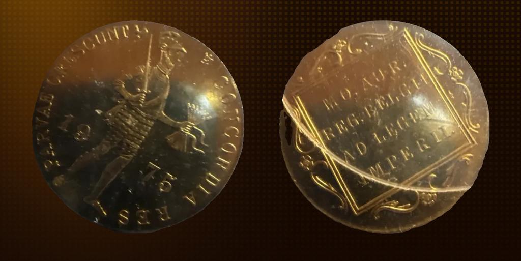 Zeldzame Gouden Dukaat 1975 - VOC Munt, Vóór koninkrijk, Losse munt, Goud, Overige waardes