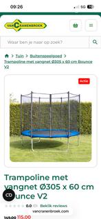 Trampoline, Ophalen, Zo goed als nieuw