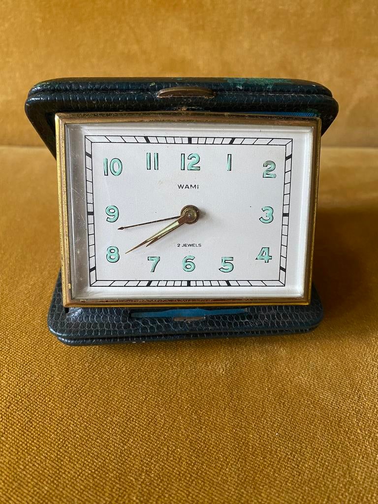 Retro vintage wekker WAMI > collectors item, Ophalen of Verzenden, Gebruikt, Analoog, Wekker of Tafelklok
