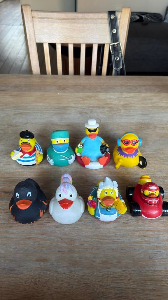 Leuke badeendjes set - 8 stuks, Ophalen of Verzenden, Gebruikt