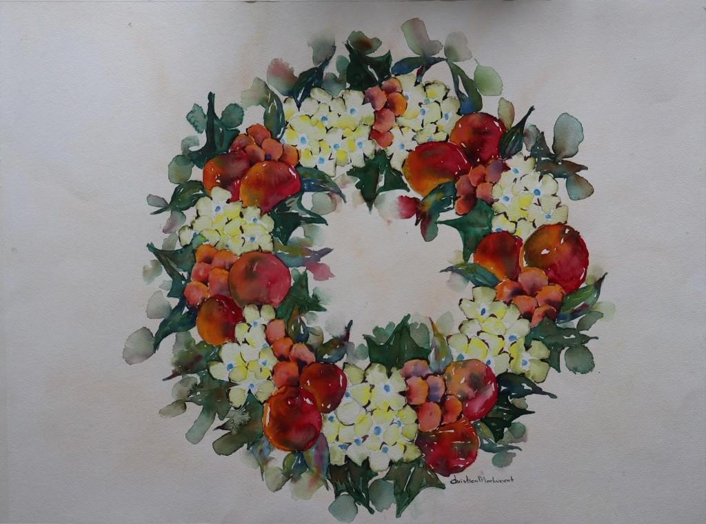 Aquarel Krans, Ophalen