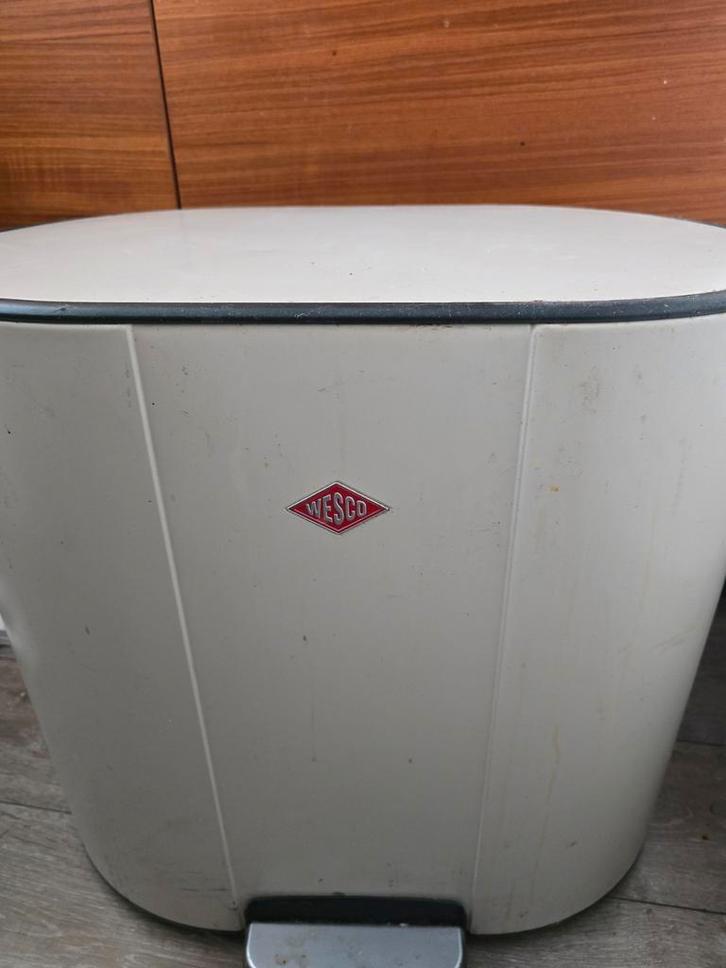Wesco Multi Collector 3 afvalemmer zandmat, Huis en Inrichting, Woonaccessoires | Prullenbakken, Gebruikt, Metaal, 50 tot 75 cm