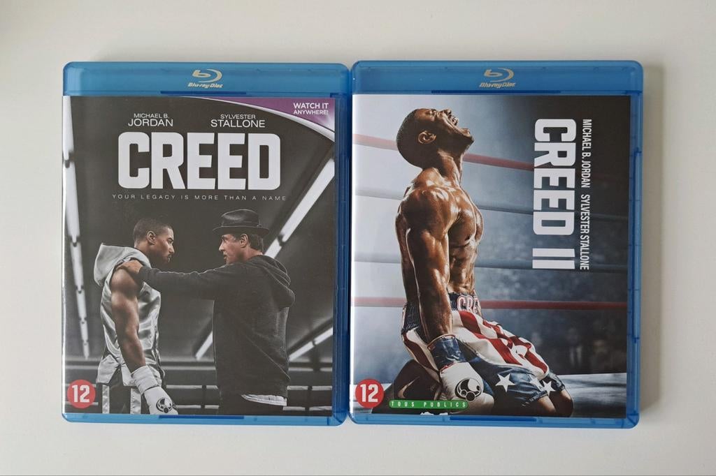 Creed 1 & 2 - Blu-ray set (1 +1 GRATIS), Ophalen of Verzenden, Zo goed als nieuw, Actie