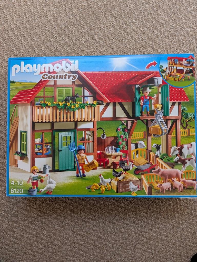 Playmobil Country Grote Boerderij 6120, Ophalen, Zo goed als nieuw, Complete set