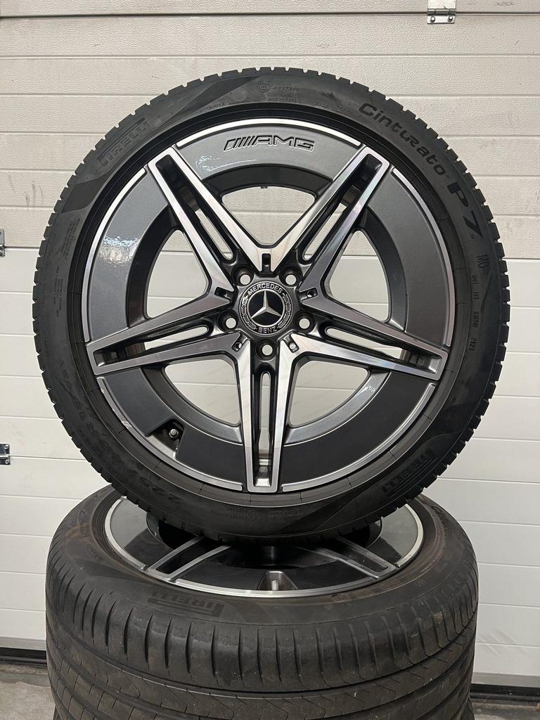 18’’MERCEDES C KLASSE W206 AMG VELGEN ZOMERBANDEN NW MODEL 2, Auto-onderdelen, Banden en Velgen, 18 inch, -, -, Banden en Velgen
