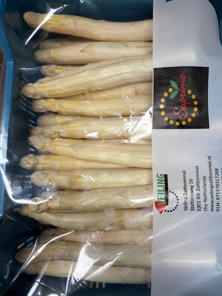 Hollandse asperges 5 kg kist, Zakelijke goederen, Agrarisch | Aardappelen, Groenten, Fruit en Vlees, Ophalen of Verzenden