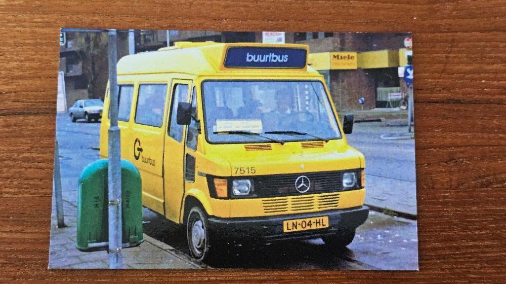 Foto BUS NZH Haarlem 7515, Verzamelen, Spoorwegen en Tramwegen, Verzenden, Gebruikt, Bus of Metro, Overige typen