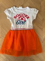 Koningsdag jurkje / voetbal jurkje meisje maat 110/116, Ophalen of Verzenden, Zo goed als nieuw, Meisje, Jurk of Rok