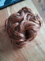 Haarstukje - Roodbruin krullend haarstuk met clip, Ophalen of Verzenden, Gebruikt, Pruik of Haarverlenging