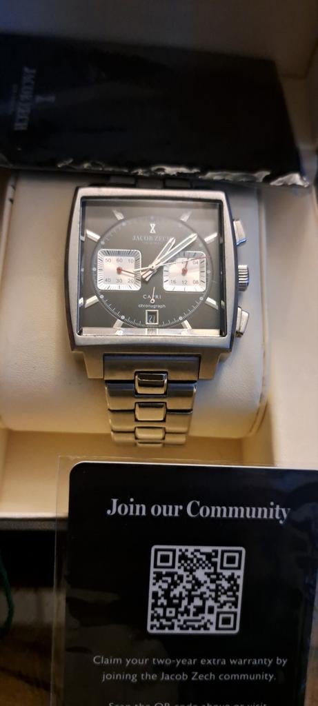jacob zech horloge, Overige merken, Staal, Staal, Nieuw