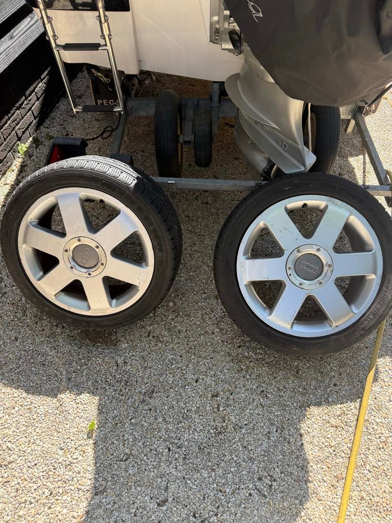 Nette Audi TT velgen met banden | 17 inch | origineel |, Auto-onderdelen, Ophalen, Gebruikt, Banden en Velgen, 17 inch