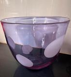 Grote glazen designvaas vaas kleur: lila paars, Huis en Inrichting, Woonaccessoires | Vazen, Ophalen, Overige kleuren, Minder dan 50 cm