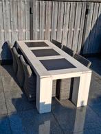 Tuinset met 6 stoelen, Ophalen, Gebruikt