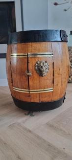 Ton vat hout kast bier fust antiek bar mancave decoratie, Ophalen, Gebruikt