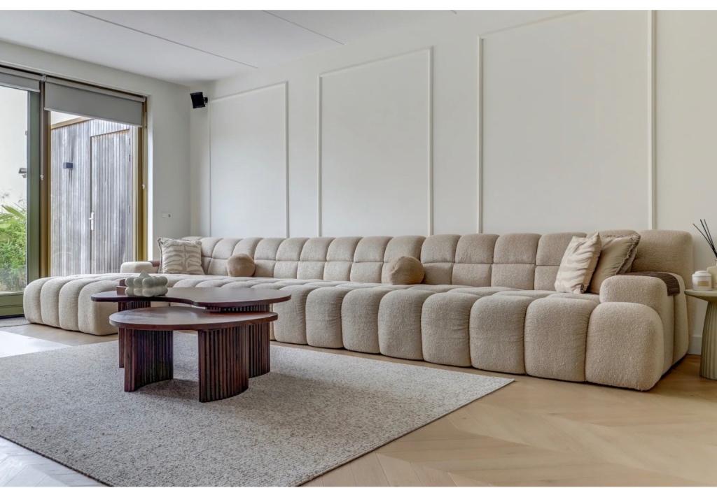 Hoek bank, Ophalen, Gebruikt, 100 tot 125 cm, Teddy