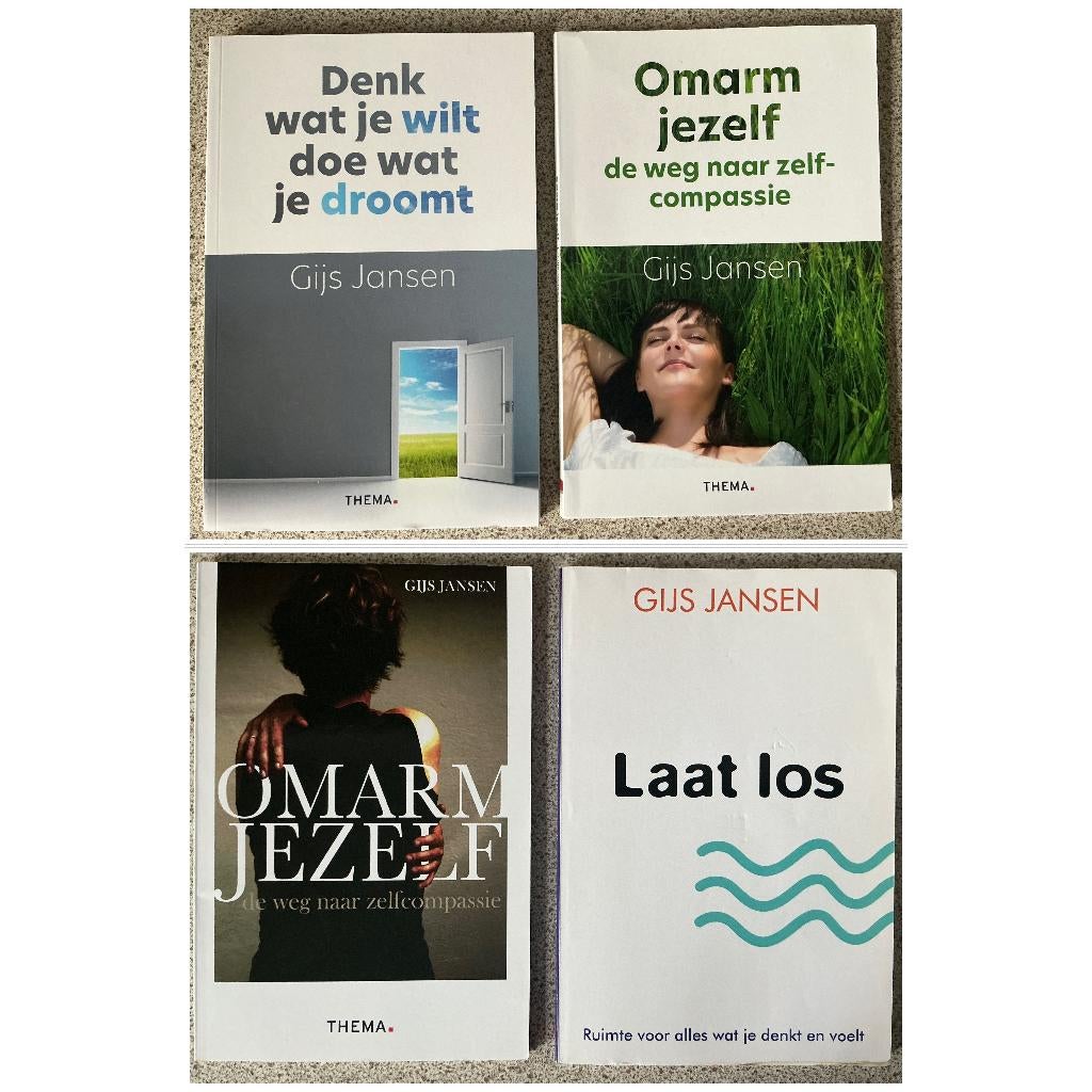 Doe wat je droomt / Omarm jezelf / Laat los - Gijs Jansen, Boeken, Achtergrond en Informatie, Spiritualiteit algemeen, Gijs Jansen