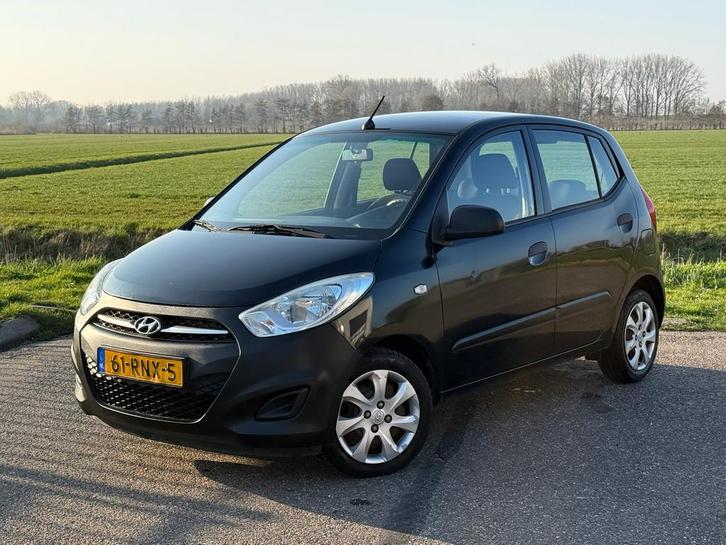 Hyundai i10 1.1 - 5-deurs - 2011, Auto's, Hyundai, Bedrijf, i10, Benzine, B, Hatchback, Handgeschakeld, Origineel Nederlands, Zwart