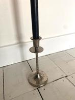 Vintage chroom kandelaar bijzondere vormgeving, Ophalen of Verzenden