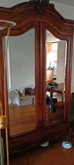 Houten kast met spiegels, Ophalen of Verzenden