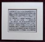 Originele kopergravure Vlaggenkaart De Leth 1740 Rotterdam, Ophalen of Verzenden