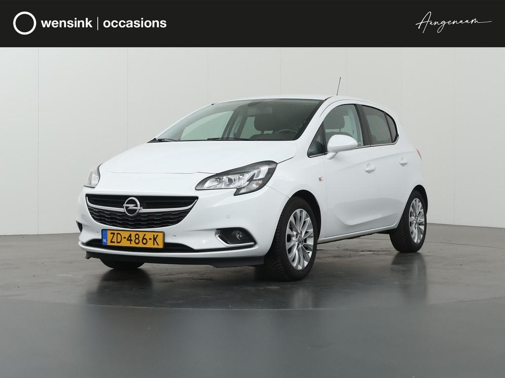 Opel Corsa 1.0 Turbo Online Edition | Navigatie | Climate Co, Auto's, Voorwielaandrijving, Stof, Gebruikt, Euro 6