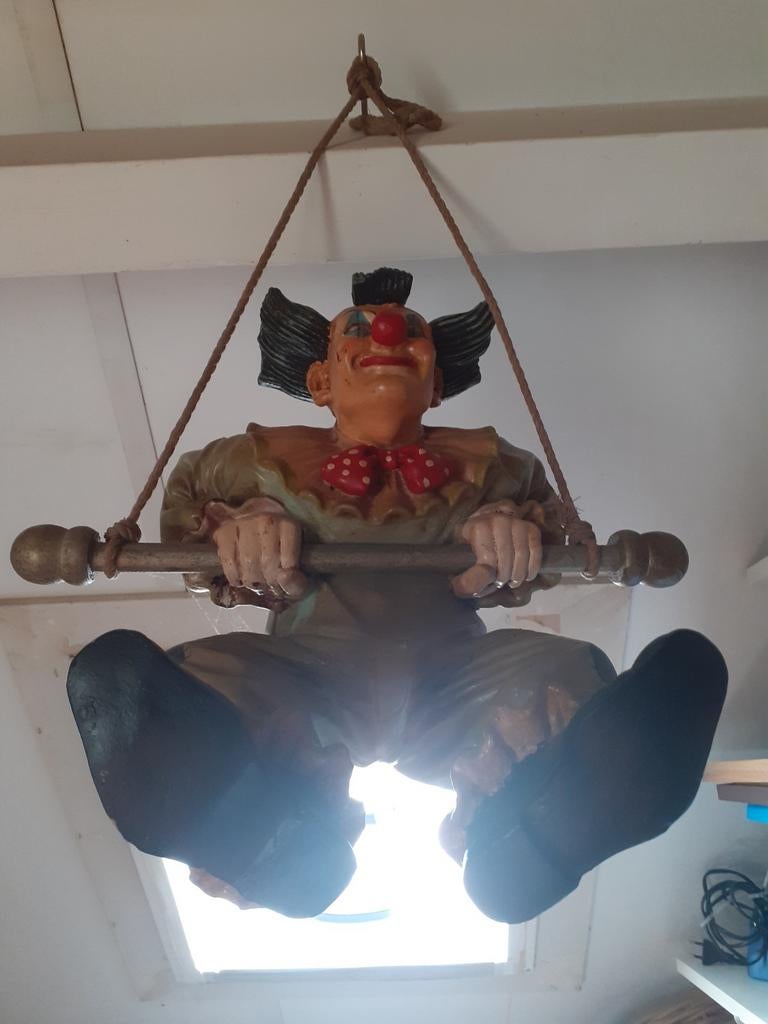 Clown op rekstok, Ophalen of Verzenden, Overige typen