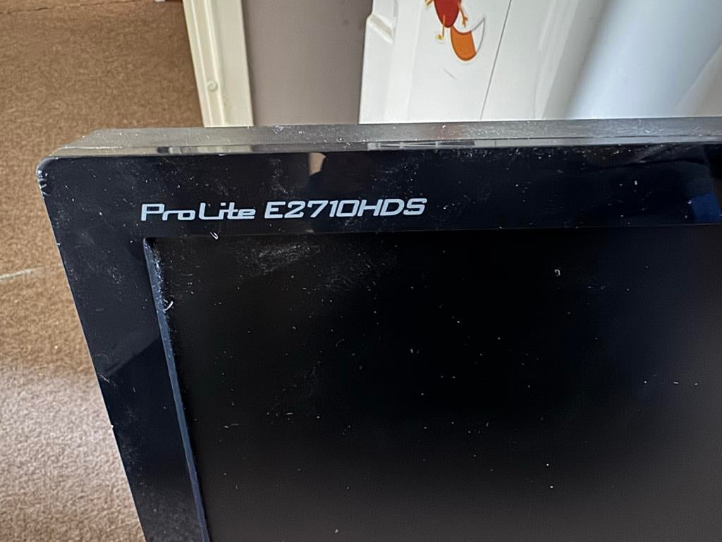 Iiyama ProLite E2710HDS monitor, Ophalen, 60 Hz of minder, Gebruikt, HDMI