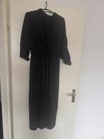 Zwarte jurk met lange mouwen en trekkoord, Kleding | Dames, Jurken, Zwart, Maat 42/44 (L), Ophalen of Verzenden, Gedragen