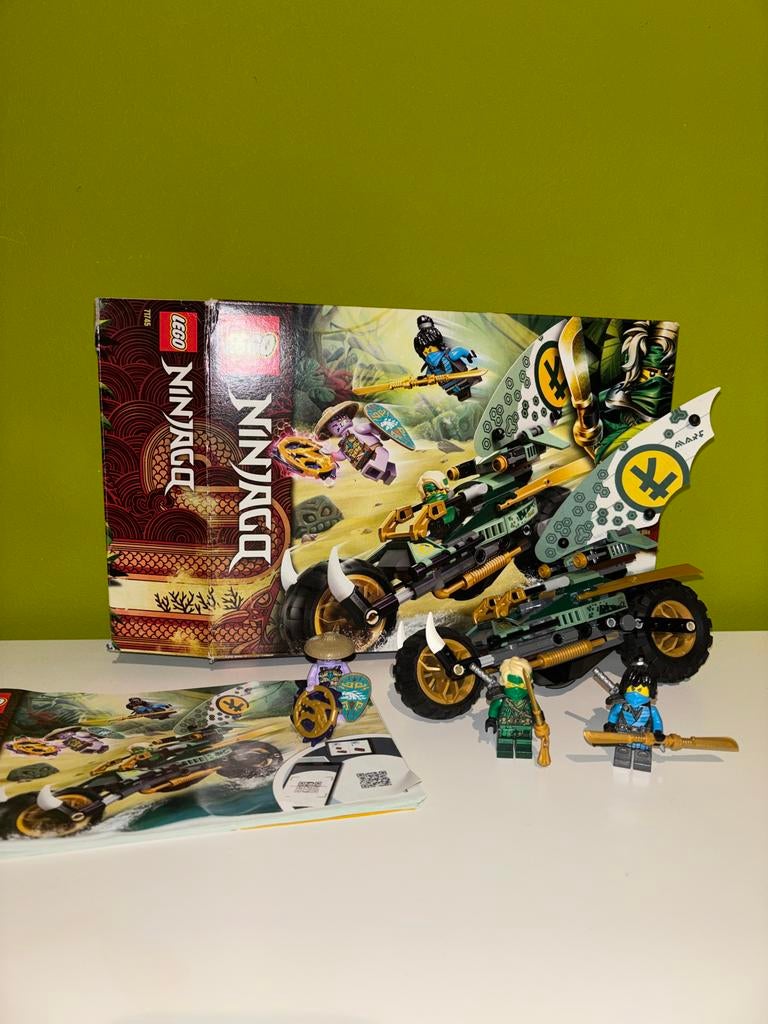 Lego Ninjago 71745 Lloyd's Jungle Chopper Bike, Ophalen of Verzenden, Zo goed als nieuw, Complete set, Lego