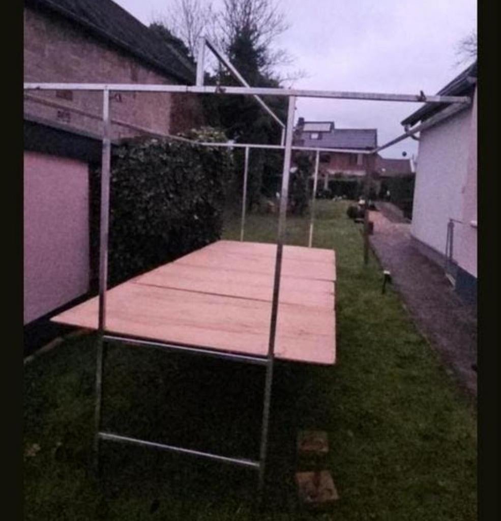 Markt verkoopkraam, Ophalen, Gebruikt