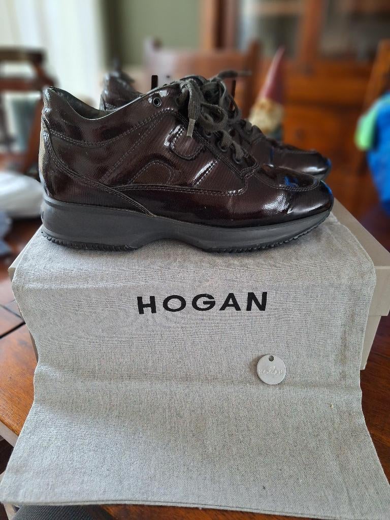 Bruine Hogan Interactive 38 schoenen dames uitneembare zool, Bruin, Verzenden, Sneakers of Gympen, Hogan