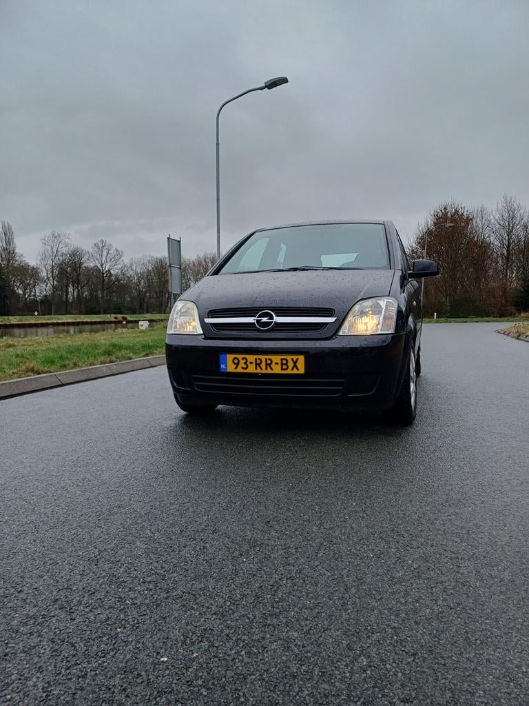 Opel Meriva 1.6 16V 2005 Zwart, Voorwielaandrijving, Stof, Zwart, 4 cilinders