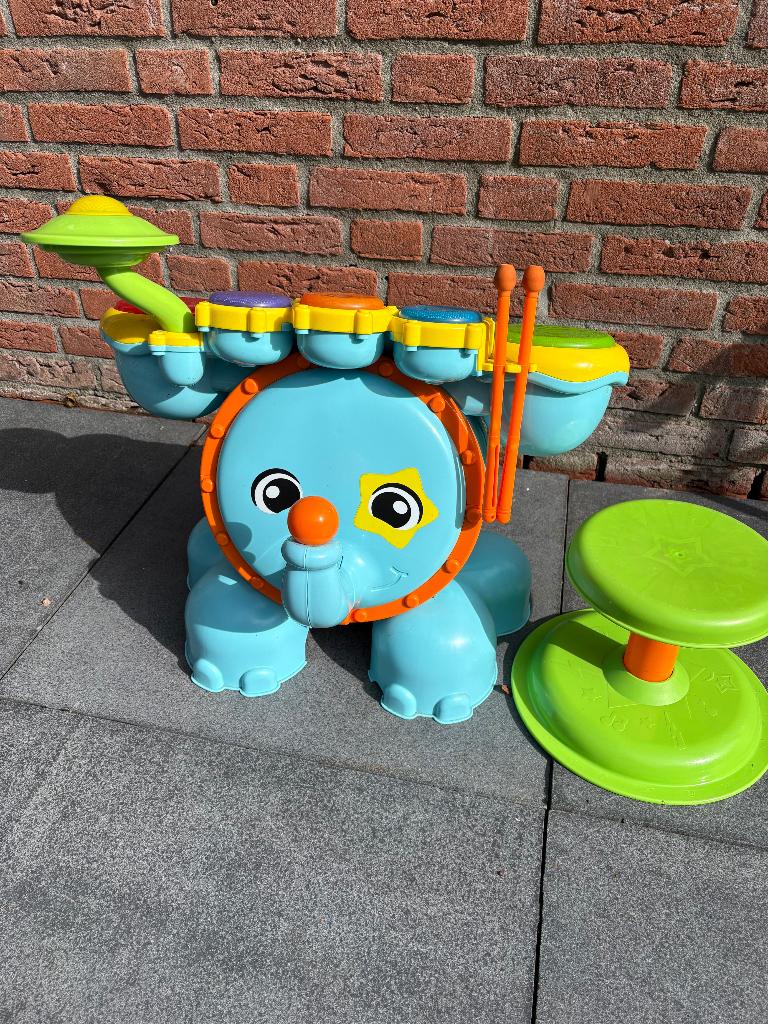 Vtech kinderdrumstelletje, Kinderen en Baby's, Speelgoed | Vtech, Ophalen, Gebruikt, 6 maanden tot 2 jaar
