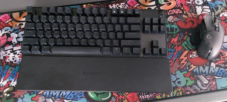 SteelSeries Apex Pro TKL Gaming Toetsenbord, Computers en Software, Toetsenborden, Zo goed als nieuw, Qwerty, Bedraad, Gaming toetsenbord