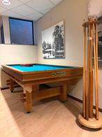 Biljart tafel met benodigheden, Sport en Fitness, Biljarten en Poolen, Ophalen, Gebruikt, Biljarttafel