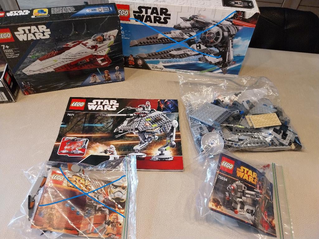 lego star wars lot sets, Kinderen en Baby's, Speelgoed | Duplo en Lego, Star Wars, Lego, Ophalen of Verzenden, Complete set